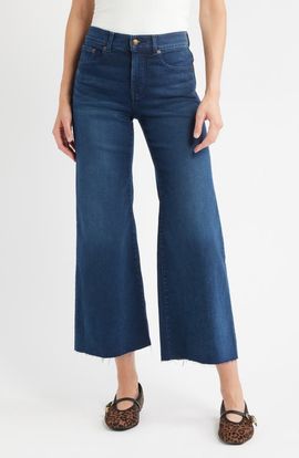 Madewell Madewell High Waist Ankle Flare Wide Leg Jeans