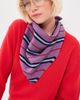 Madewell Madewell Jaine Knitted Bandana Scarf Antique Mauve Multi Stripe One - 3