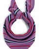 Madewell Madewell Jaine Knitted Bandana Scarf Antique Mauve Multi Stripe One - 6