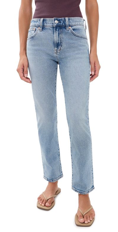 Madewell Madewell Jules Slim Straight Jeans RAEBROOK WASH