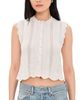 Madewell Madewell Kim Wavy Stitch Vest Vintage Ivory - 1