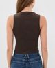 Madewell Madewell Knit Vest Dark Brown - 3