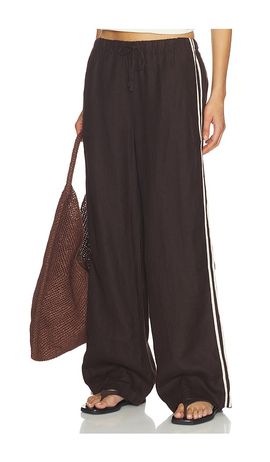 Madewell Madewell Linen Pull On Track Pants