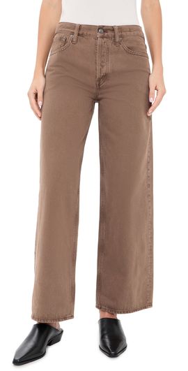 Madewell Madewell Low-Slung Baggy Jeans Dark Chestnut