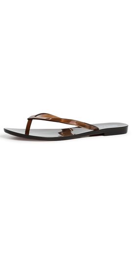 Madewell Madewell Madewell X Melissa Jelly Flip Flops Dark Brown