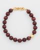 Madewell Madewell Madewell x Shopbop Oversized Wood Beaded Choker Necklace Antique Gold One - 2