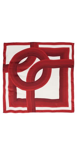 Madewell Madewell Medium Silk Bandana Scarf Bright Cherry One