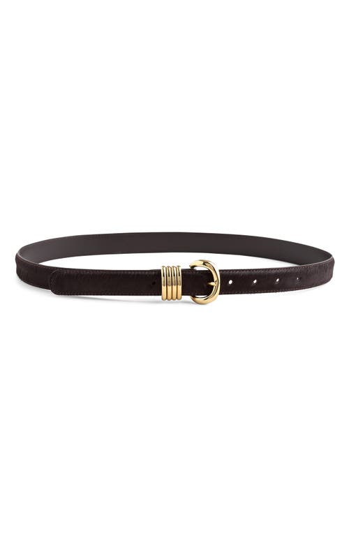 Madewell Madewell Metal Keeper Genuine Calf Hair Belt