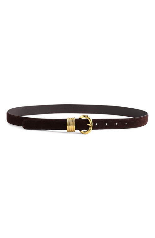 Madewell Madewell Metal Keeper Suede Belt