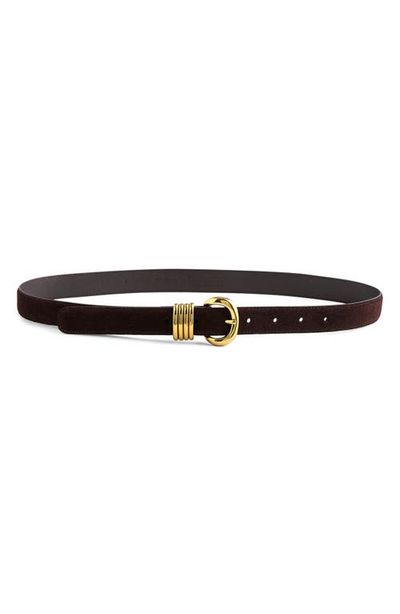 Madewell Madewell Metal Keeper Suede Belt