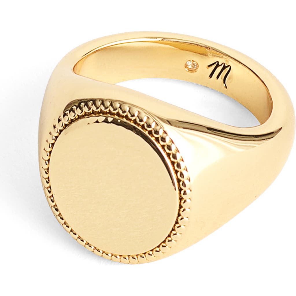 Madewell Madewell Milgrain Signet Ring