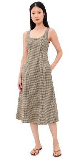 Madewell Madewell Miller Dress Brown Gingham
