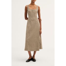 Madewell Madewell Miller Gingham Check Midi Dress