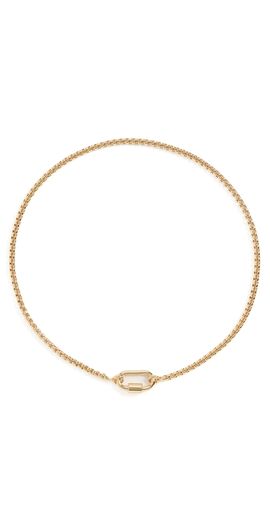Madewell Madewell Mini Carabiner Puffy Box Chain Warm Gold One