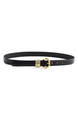 Madewell Madewell Mixed Metal Keeper Leather Belt