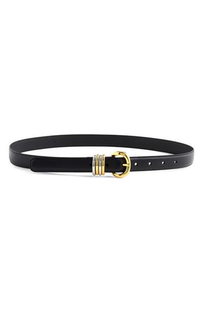 Madewell Madewell Mixed Metal Keeper Leather Belt