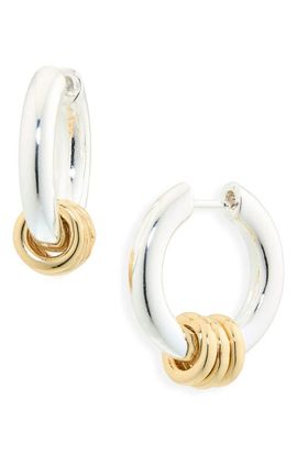 Madewell Madewell Mixed Metal Triple Ring Hoop Earrings 