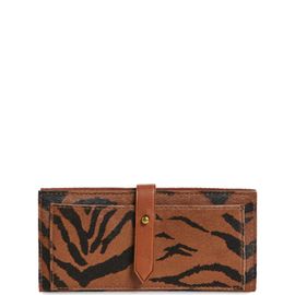 Madewell Madewell New Post Genuine Calf Hair Wallet