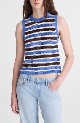 Madewell Madewell Open Stitch Sleeveless Sweater