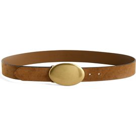 Madewell Madewell Oval Buckle Suede Belt