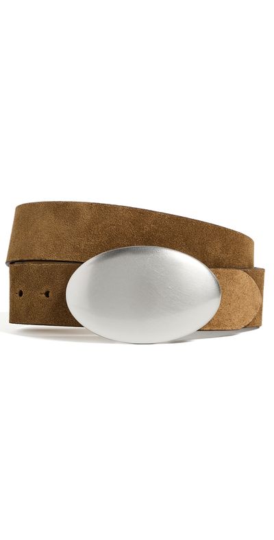 Madewell Madewell Oval Plaque Buckle Belt Forage