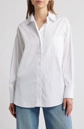 Madewell Madewell Oversize Poplin Button-Up Shirt