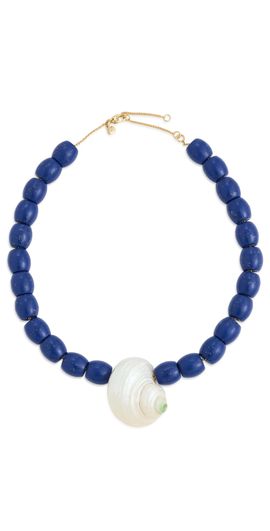 Madewell Madewell Oversized Shell Statement Necklace Lapis One