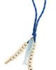 Madewell Madewell Paracord Fish Bag Charm frosted sky One - 1
