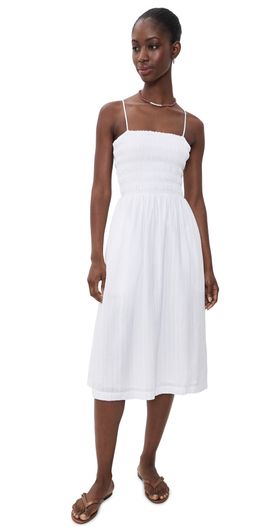 Madewell Madewell Peony Midi Dress White