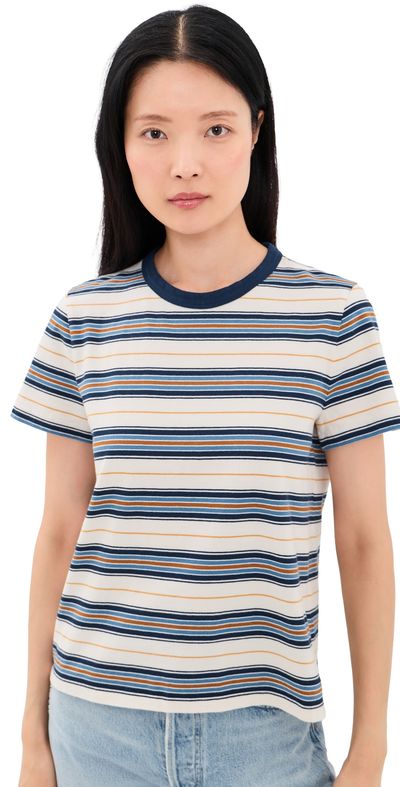 Madewell Madewell Perfect Crewneck Blue Stripe
