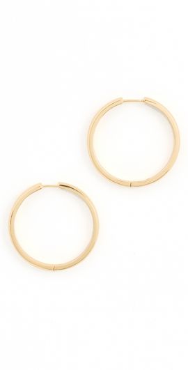 Madewell Madewell Perfect Large Hoop Earrings Warm Gold One