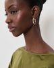 Madewell Madewell Perfect Large Hoop Earrings Warm Gold One - 3