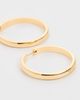 Madewell Madewell Perfect Large Hoop Earrings Warm Gold One - 5