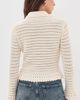 Madewell Madewell Pointelle Knit Peplum Cardigan Canvas - 3