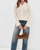 Madewell Madewell Pointelle Knit Peplum Cardigan Canvas - 5