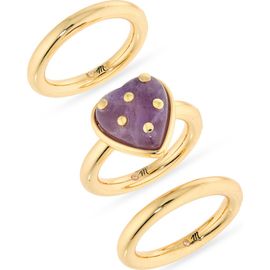 Madewell Madewell Polka-Dot Heart Stacking Ring