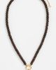 Madewell Madewell Polka Dot Stone Heart Charm Necklace DARK CHICORY One - 2