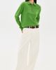 Madewell Madewell Polo Sweater In Soft Wool Fresh Fern - 5