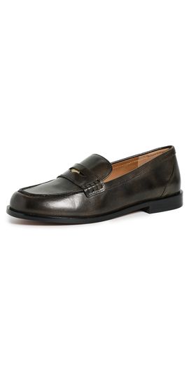 Madewell Madewell Porto Brushed Penny Loafers True Black Multi