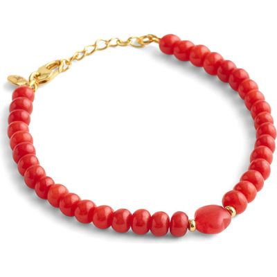 Madewell Madewell Puffy Flower Beaded Bracelet