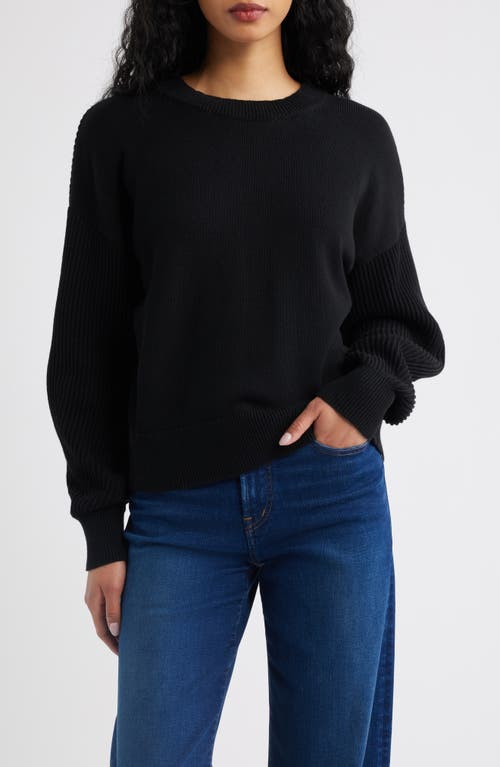 Madewell Madewell Rib Drop Shoulder Crewneck Sweater