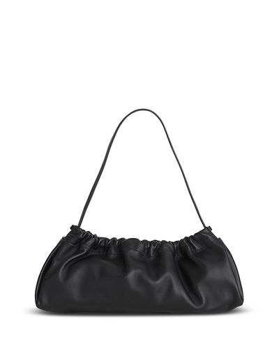 Madewell Madewell Ruched Leather Convertible Clutch