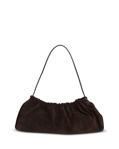 Madewell Madewell Ruched Suede Clutch