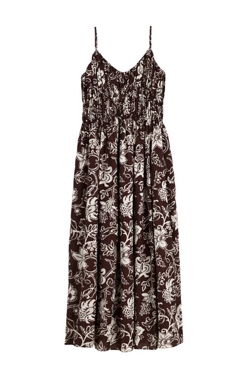 Madewell Madewell Ruched V-Neck Sleeveless Maxi Dress