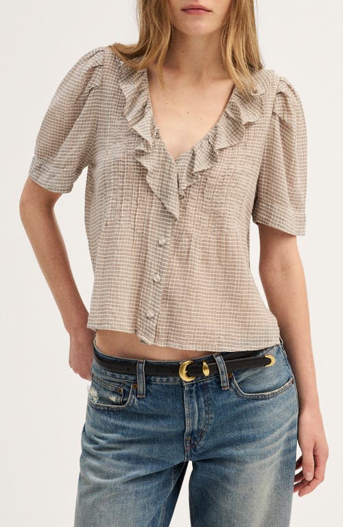 Madewell Madewell Ruffle Pintuck Top