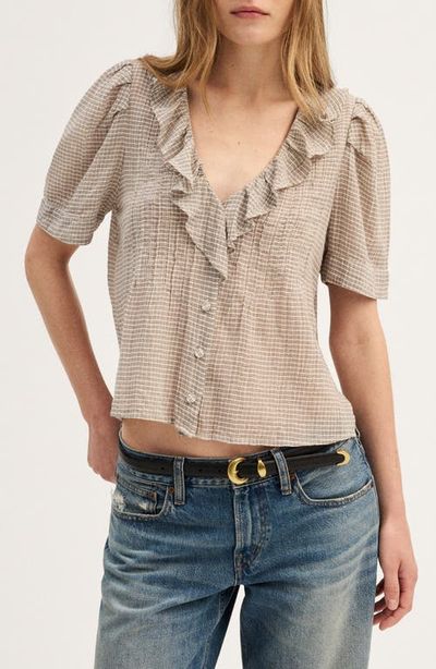 Madewell Madewell Ruffle Pintuck Top