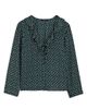 Madewell Madewell Ruffle V-Neck Long Sleeve Top - 4