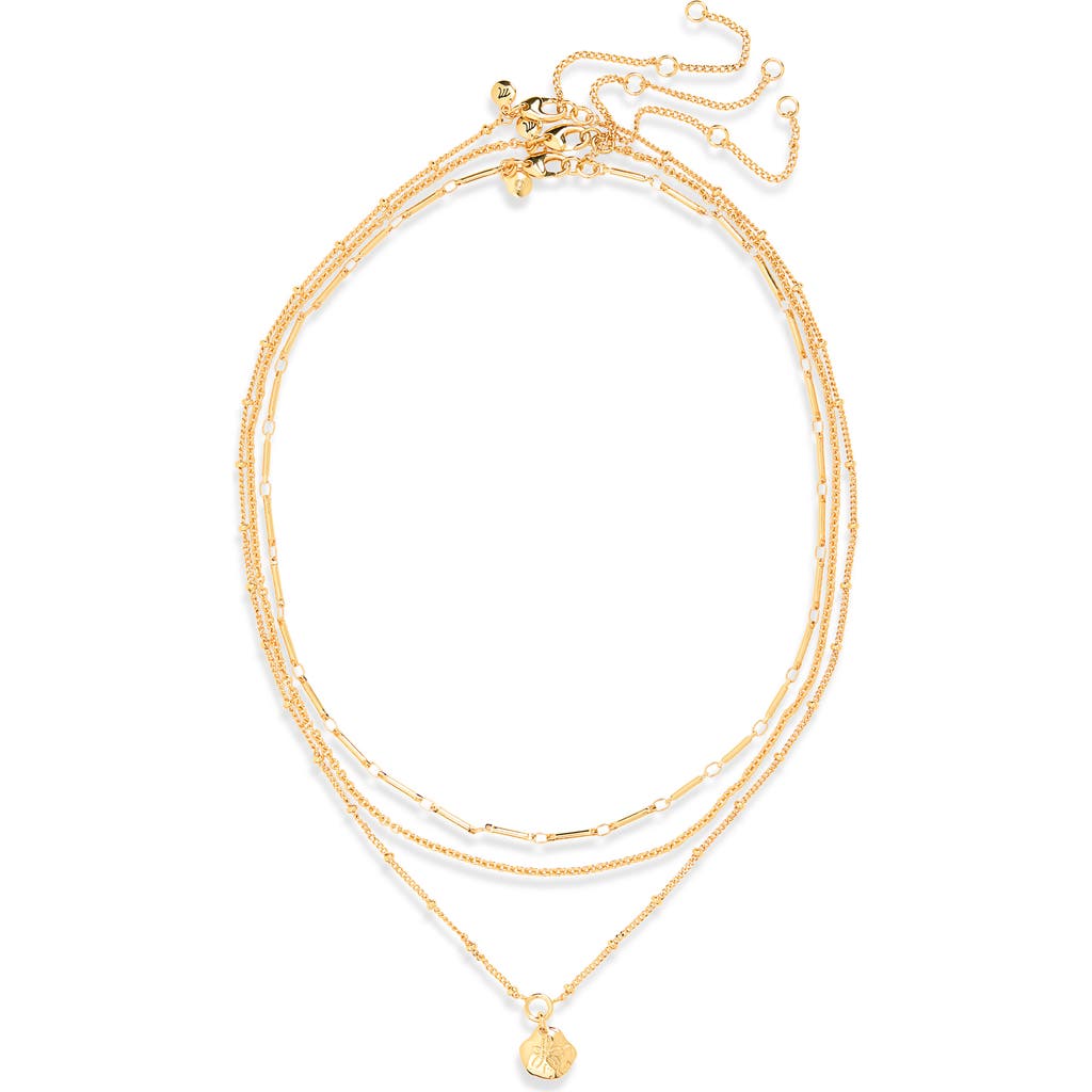 Madewell Madewell Sand Dollar Necklace 3-Piece Set