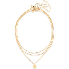 Madewell Madewell Sand Dollar Necklace 3-Piece Set