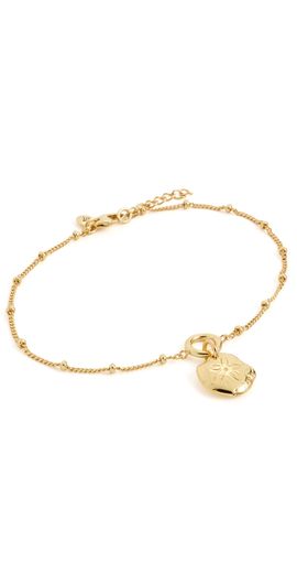 Madewell Madewell Sanddollar Anklet Antique Gold One